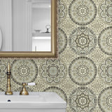 160171WR geometric peel and stick wallpaper decor from Surface Style