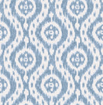 Ikat Tracery Geometric Peel and Stick Removable Wallpaper