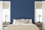 160230WR botanical peel and stick wallpaper bedroom from Surface Style