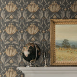 160401WR vintage floral peel and stick wallpaper accent from Surface Style