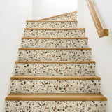 160431WR terrazzo peel and stick wallpaper stair from Surface Style
