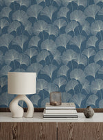 160460WR gingko leaf peel and stick wallpaper decor from Surface Style