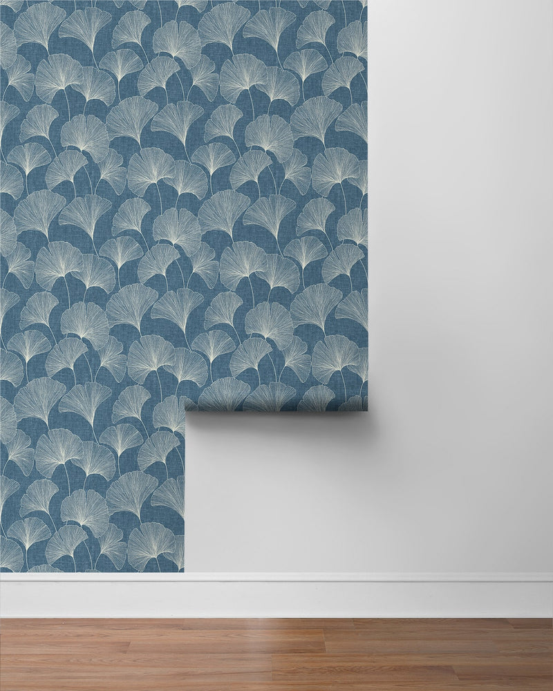 160460WR gingko leaf peel and stick wallpaper roll from Surface Style