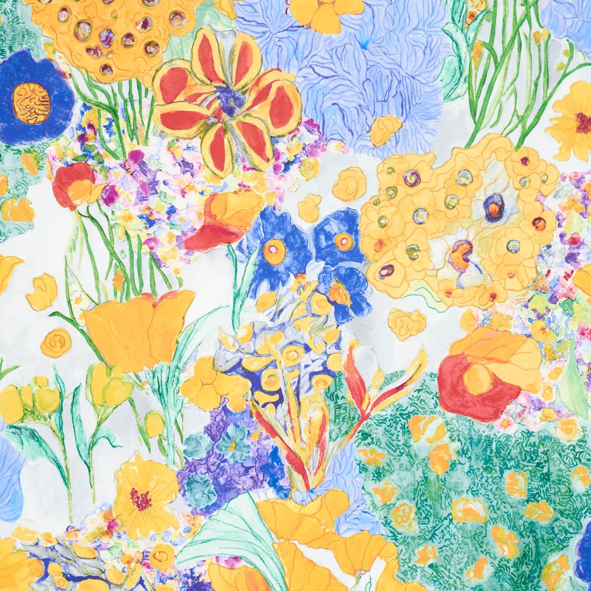 Schumacher Frank's Garden Floral Unpasted Wallpaper – Say Decor LLC