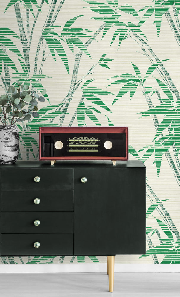 AF40204 bamboo botanical wallpaper decor from Seabrook Designs