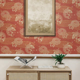 AF40606 koi fish wallpaper entryway from Seabrook Designs