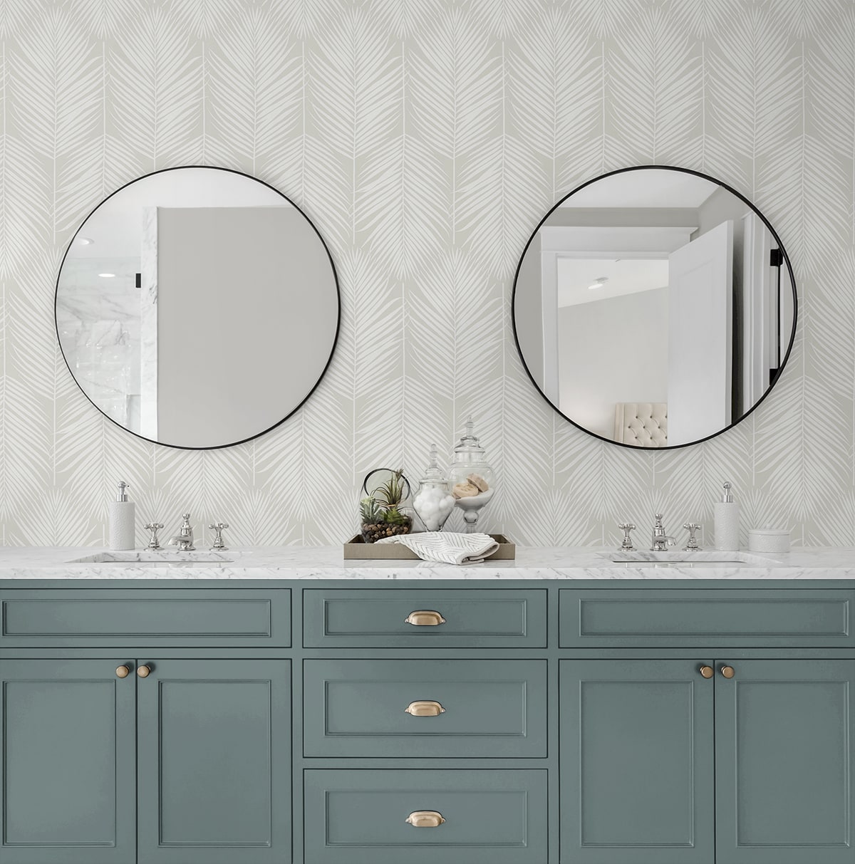 ET10805 Athena Palm Coastal Unpasted Wallpaper – Say Decor LLC