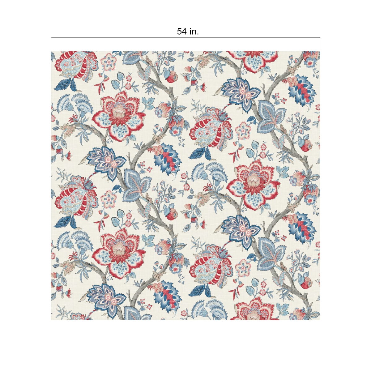 Bernadette Linen Jacobean Floral Fabric – Say Decor LLC