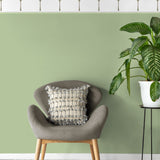 HG10804B palm leaf peel and stick wallpaper border living room from Harry & Grace