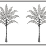 HG10808B palm leaf peel and stick wallpaper border from Harry & Grace