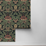 NW44401 vintage floral peel and stick wallpaper roll from NextWall