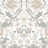 NW44600 vintage floral morris peel and stick wallpaper honeysuckle from NextWall