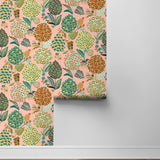 NW52721 floral peel and stick wallpaper roll from NextWall