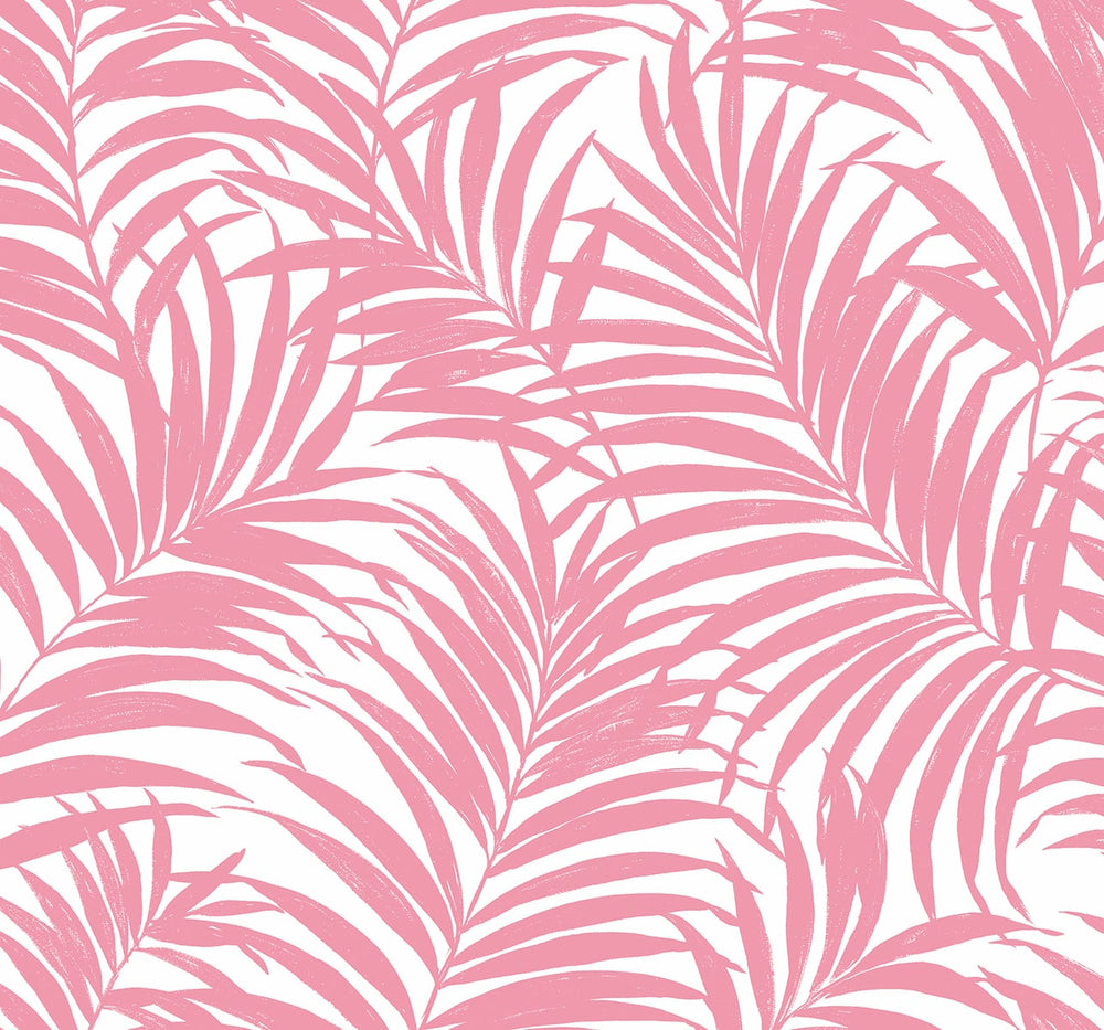 Beach Palm Premium Screen Printed Peel and Stick Removable Wallpaper