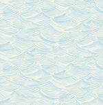 Seaside Waves Coastal Prepasted Wallpaper