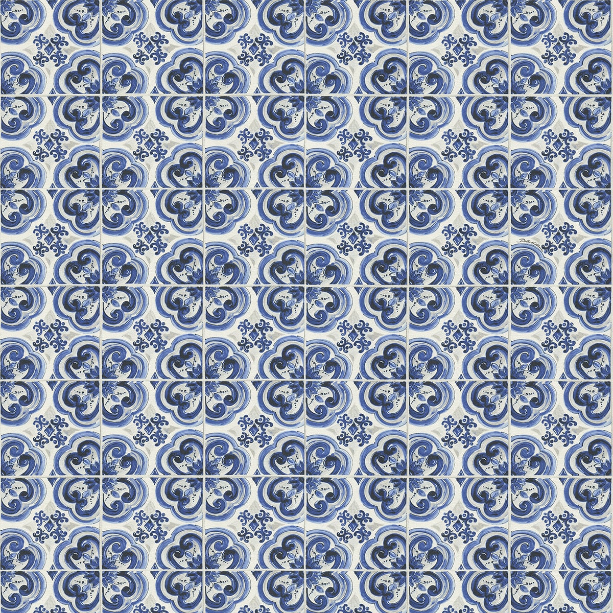 Dolce & Gabbana Blu Mediterraneo Unpasted Vinyl Wallpaper – Say