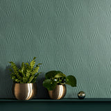 11006-10 striped ribbon paintable wallpaper decor from the RollOver collection by Erismann