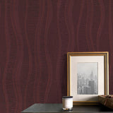 13045-10 striped paintable wallpaper accent from the RollOver collection by Erismann