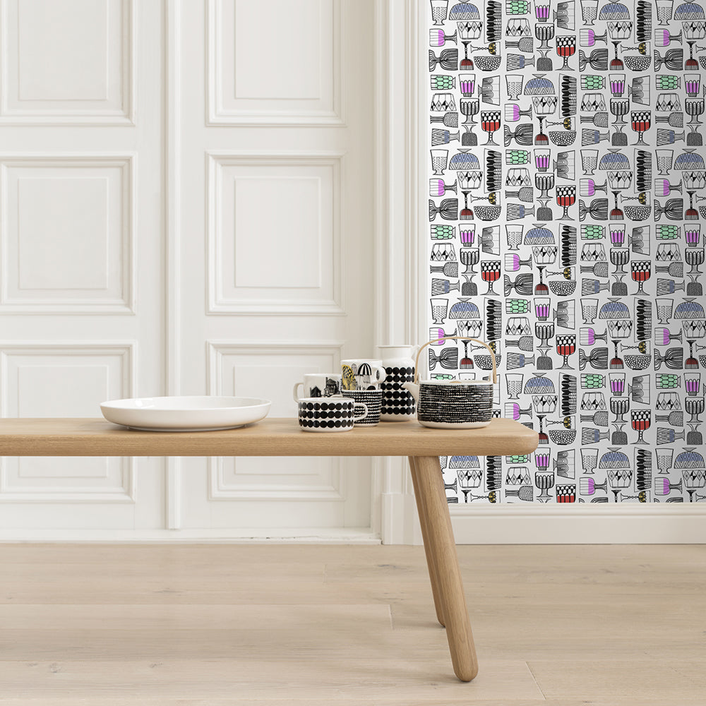 Marimekko Vol. 5 Kippis Abstract Unpasted Wallpaper – Say Decor LLC