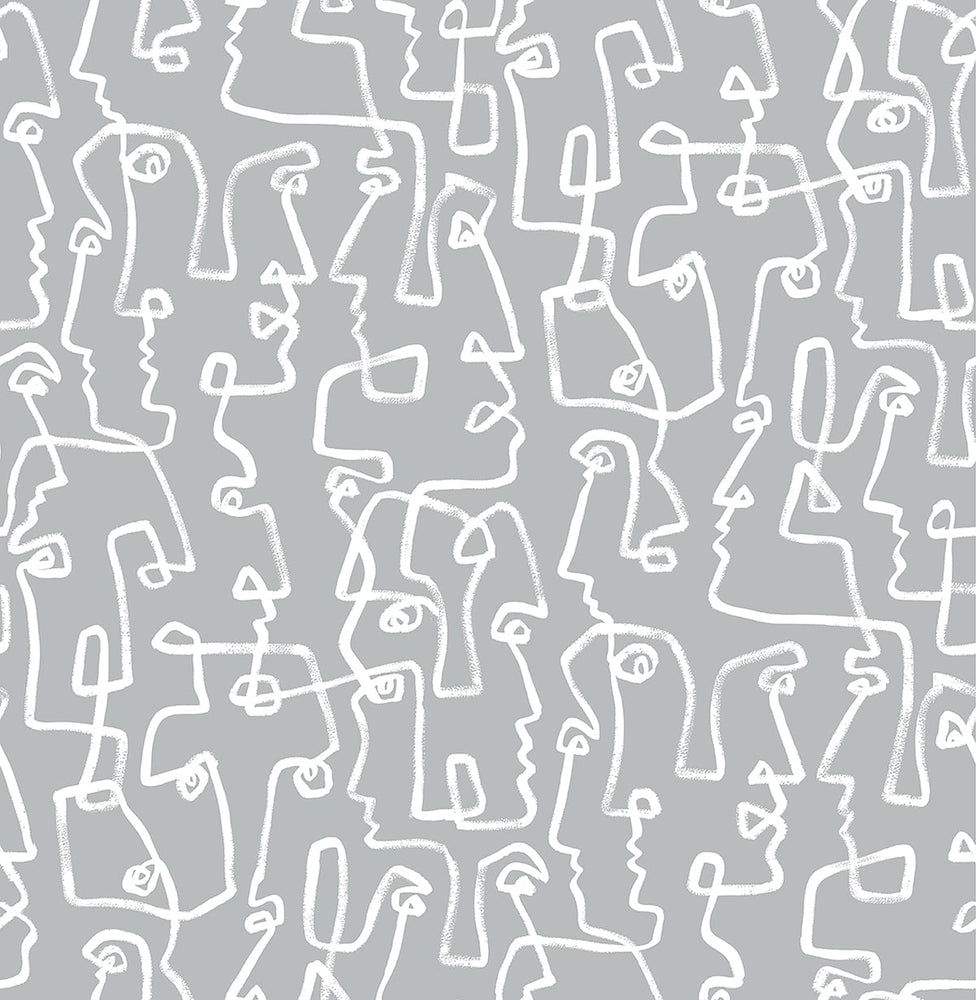 Gestures Abstract Peel and Stick Removable Wallpaper