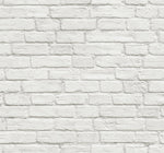 Vintage White Brick Peel and Stick Removable Wallpaper
