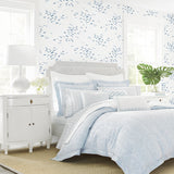 Coastal wallpaper blue bedroom SD22407LB from Say Decor