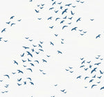 Serenity Birds in Flight Coastal Wallpaper