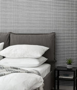SD00217RC gingham picnic wallpaper bedroom from Say Decor
