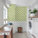 Lemon peel and stick wallpaper laundry room DB20403 from Daisy Bennett Designs