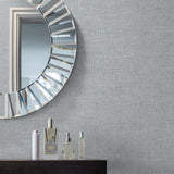 EW10128 faux linen wallpaper decor from the White Heron collection by Etten Studios