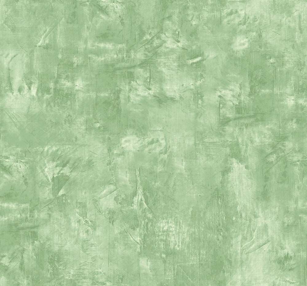 FI72114 Green Impressionistic Faux Embossed Vinyl Unpasted Wallpaper