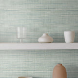 Stringcloth wallpaper decor JP10404 from the Japandi Style collection by Seabrook Designs