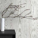 Faux wood wallpaper decor JP10500 from the Japandi Style collection by Seabrook Designs