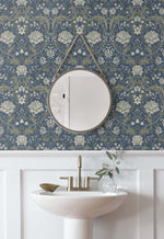 SD20102 honeysuckle floral damask wallpaper from Say Decor