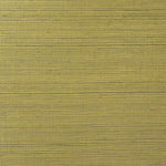 Luxe Retreat Metallic Gold and Aloe Sisal Grasscloth Unpasted Wallpaper