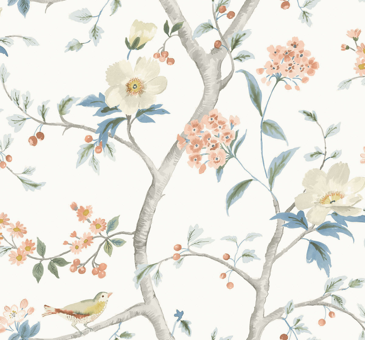 Luxe Retreat Southport Floral Trail Chinoiserie Fabric – Say Decor LLC