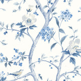 LN21302 floral trail chinoiserie peel and stick wallpaper from the Luxe Haven collection by Lillian August