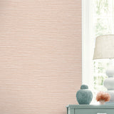LN40406 faux sisal vinyl wallpaper decor from the Coastal Haven collection by Lillian August