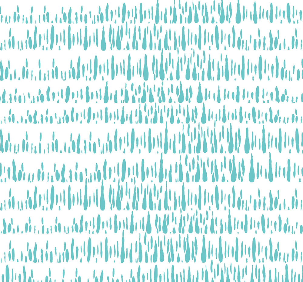 LW52104F teal brushmarks fabric from the Living with Art collection by Seabrook Designs