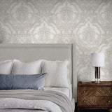 Paisley damask wallpaper bedroom SD81009AM from Say Decor