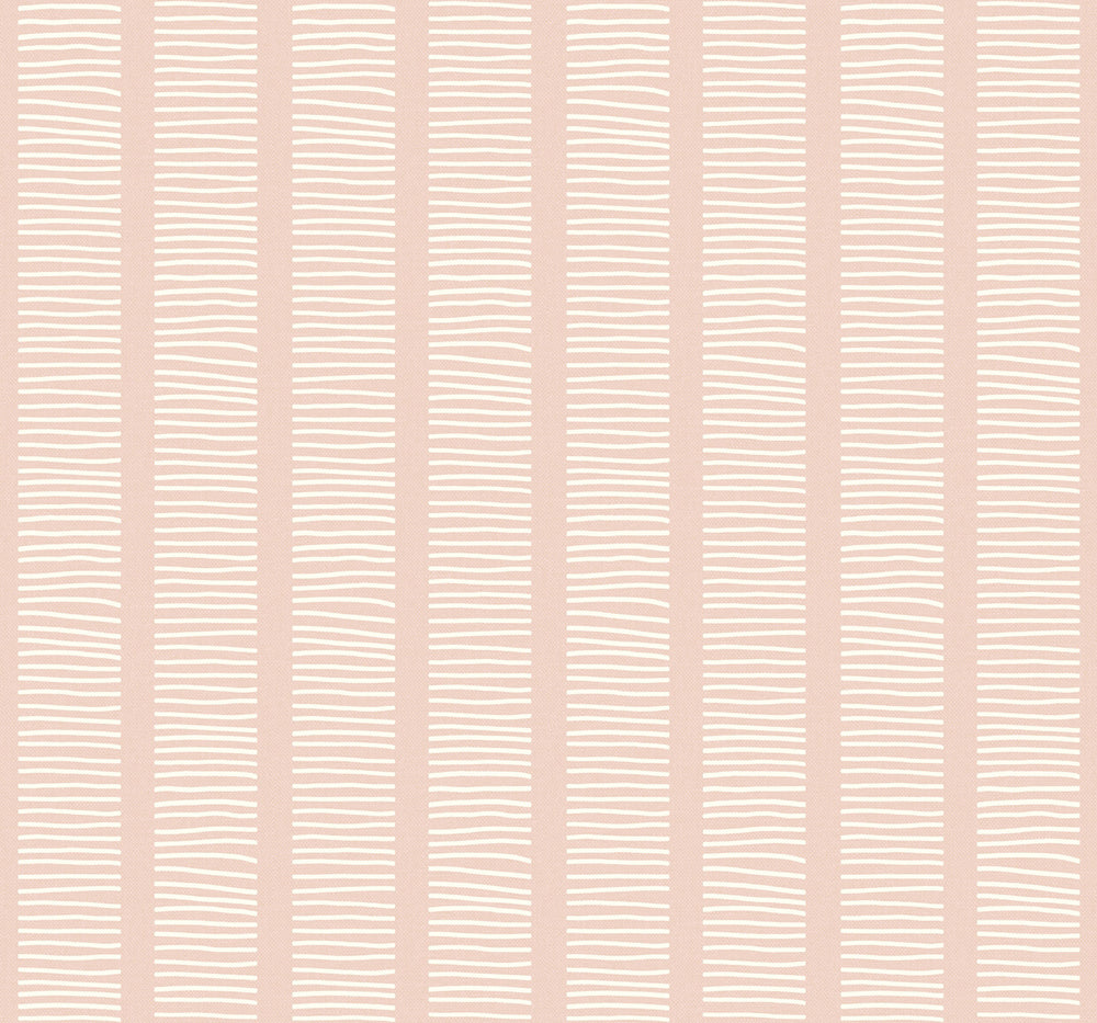 MB30411 pink coastline striped wallpaper from the Beach House collection by Seabrook Designs