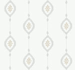 MB30505 sand dollar stripe nautical wallpaper from the Beach House collection by Seabrook Designs