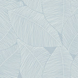MB31302 blue magnolia leaf coastal wallpaper from the Beach House collection by Seabrook Designs