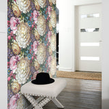 NW32700 blooming floral entryway peel and stick removable wallpaper by NextWall