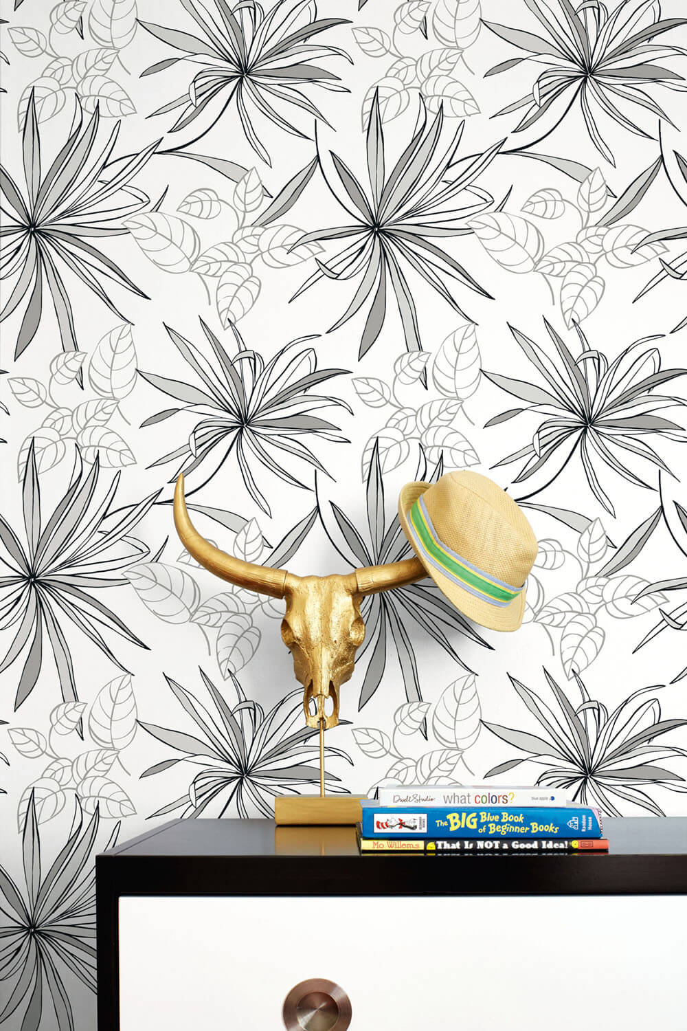 spider plant wallpaper NextWall Spider Plants Peel and Stick Wallpaper