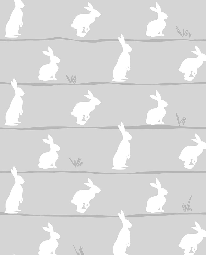 Bunny Trail Nursery Peel and Stick Removable Wallpaper