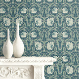 NW42404 Primrose floral William Morris peel and stick removable wallpaper decor from NextWall