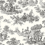 Chateau Toile Peel and Stick Removable Wallpaper