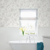 Chinoiserie peel and stick wallpaper bathroom NW43405 self adhesive from NextWall