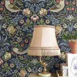 NW43702 Aves Garden peel and stick wallpaper accent from NextWall